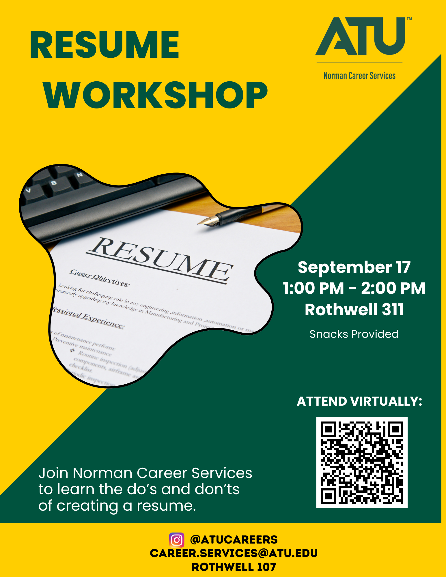 Resume Workshop Steptember 17